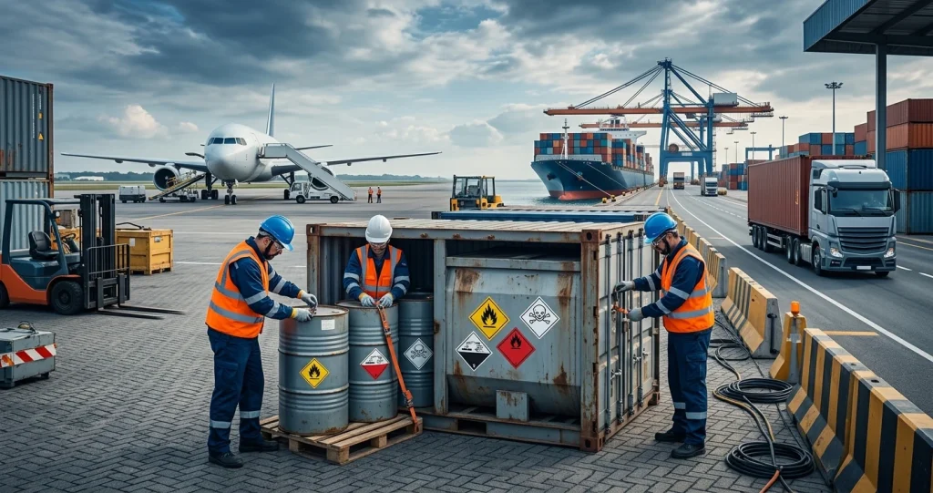 7 Key Tips for International Shipping of Dangerous Goods | A Safe Transport Guide 1 حمل و نقل محموله های حطرناک